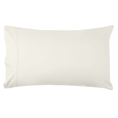 Haus Juego De 2 Funda De Almohada 300 Hilos Standard Blanco Perla.