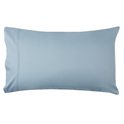 Haus Juego De 2 Fundas De Almohadas Signature 300 Hilos Standard Azul Cielo.