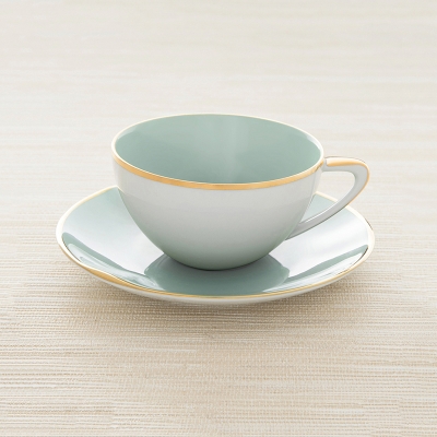 Taza De Té Aqua Gold.