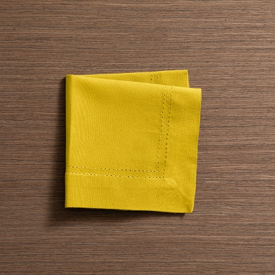 Haus Servilleta Hemstitch Amarillo.