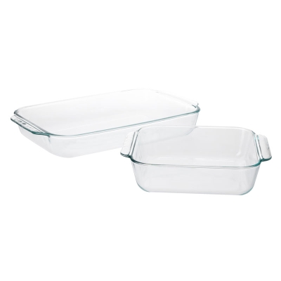 Pyrex Basic Fuente Para Hornear Juego De 2.