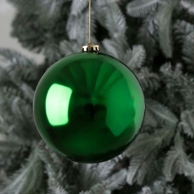 Bola De Navidad Verde 6".