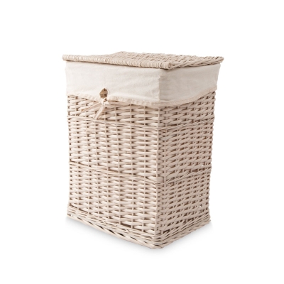 Haus Hamper Rectangular Mediano Crema.