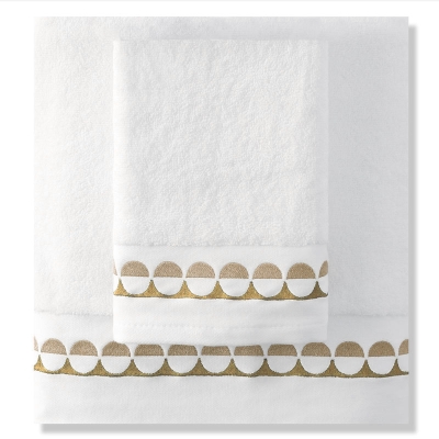 Haus Toalla De Baño Oceanside Crema.