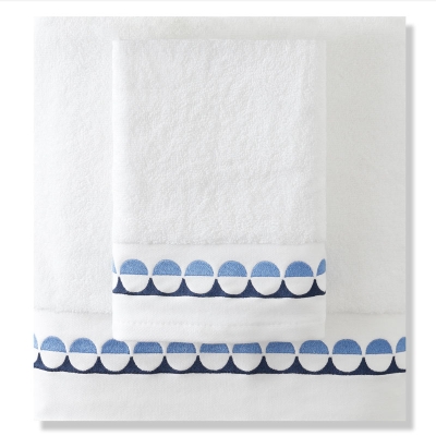 Haus Toalla De Baño Oceanside Azul.