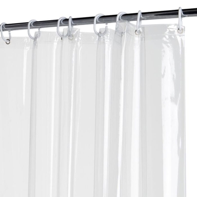 Kenney Forro Para Cortina De Baño Peva Transparente.