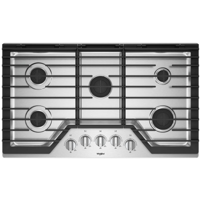 Whirpool Estufa Empotrable Gas 36" WCG55US6HS.