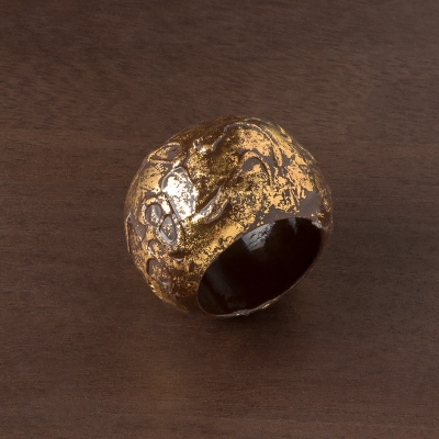 Aro Para Servilletas Glitz Dorado.
