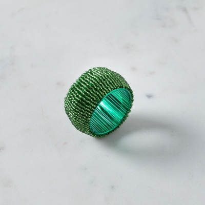 Aro Para Servilletas Glitz Verde.