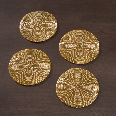 Posavasos Dorados Juego De 4.