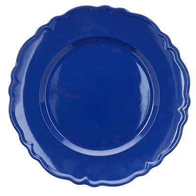 Plato Base Azul13".
