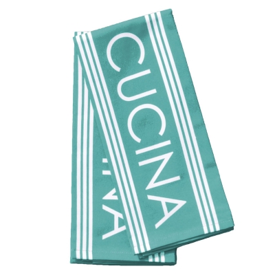 Haus Toalla De Cocina Turquesa Juego De 2.