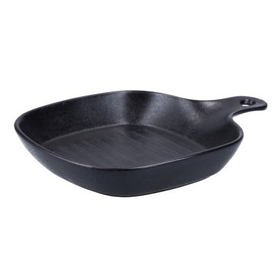 Fuente Para Hornear Cuadrada Negra 9'.