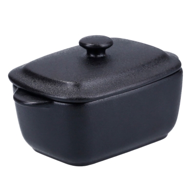 Fuente Para Hornear Con Tapa Negro.