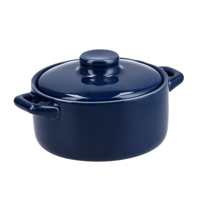 Fuente Para Hornear Redonda Azul 6'.