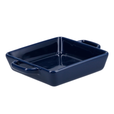 Fuente Para Hornear Cuadrada Azul 6'.
