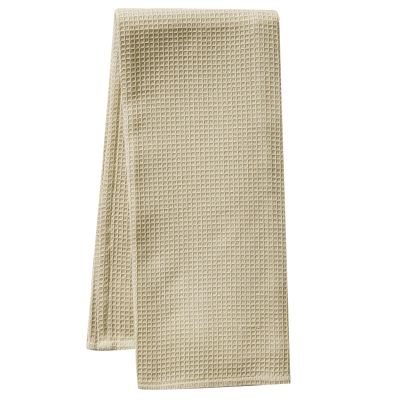 Toalla De Cocina Waffle Gris.