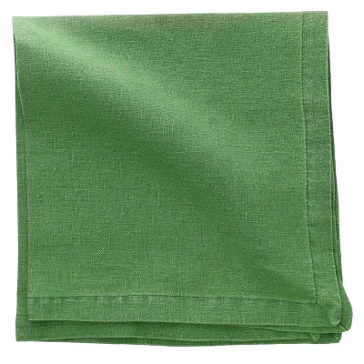Servilleta De Lino Verde Esmeralda 18".