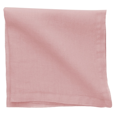 Servilleta De Lino Rosado.