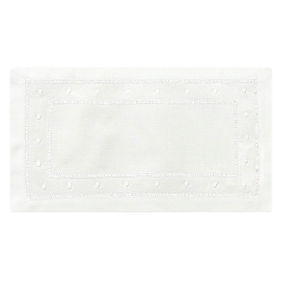 Doily Hemstitch Rectangular 6'' x 10''.