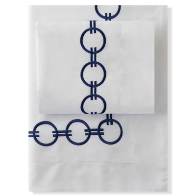 Haus Juego De Duvet Soleil 300 Hilos King Azul Imperial.