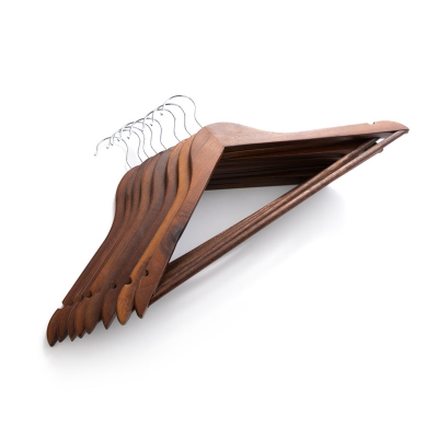 Perchas De Madera Juego De 5.