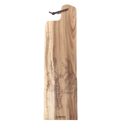 Tabla De Madera Acacia Rectangular Lobster.