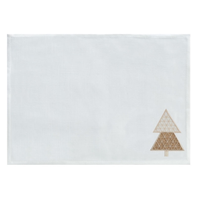 Individual Árbol Blanco 13" x 19".