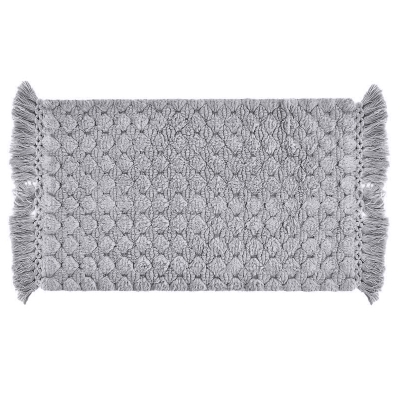 Haus Alfombra De Baño Anthopology Plata.