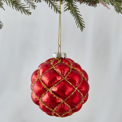 Bola De Navidad Roja 3".