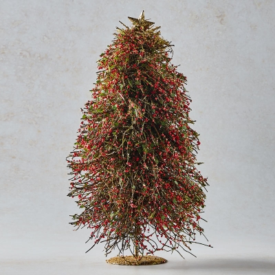 Adorno Árbol Champagne 17.7".