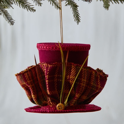 Colgante Sombrero Rojo 4.5".