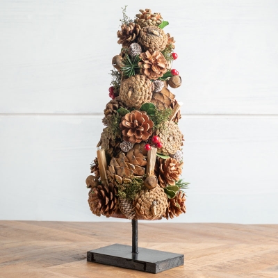 Adorno Árbol De Conos 13.8".