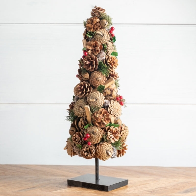 Adorno Árbol De Conos 13.8".