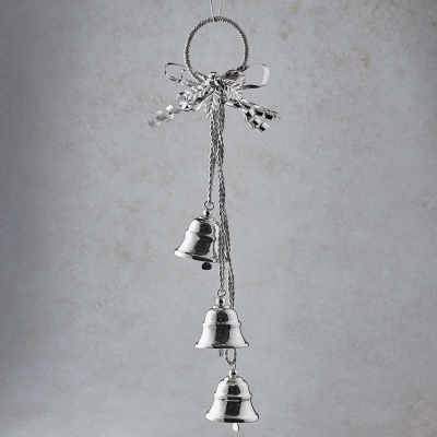 Adorno Campanas Plata 3.5" x 2.5" x 28".