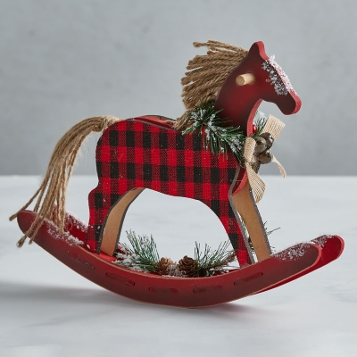 Caballo De Madera 12" x 9".