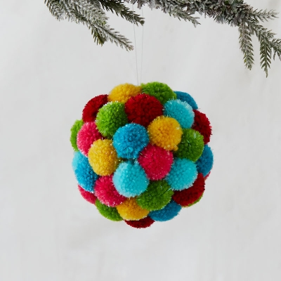 Bola De Navidad Colorida 5".