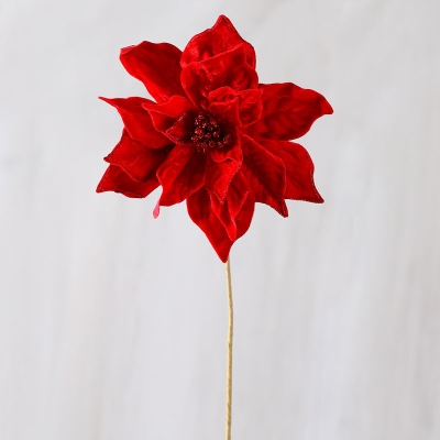 Flor Pascua Rojo 20".
