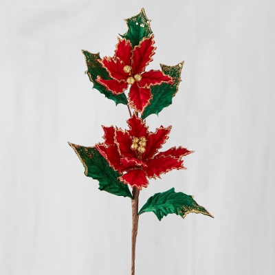 Flor De Pascua Roja 14.5".