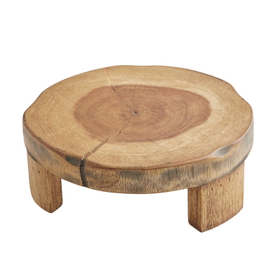 Tabla De Madera Redonda 10".