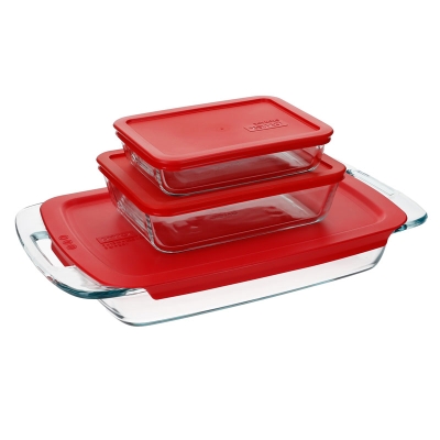 Pyrex Fuente Para Hornear Y Almacenar Juego De 6.