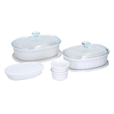 CorningWare Fuente Para Hornear Ovalada Juego De 10.