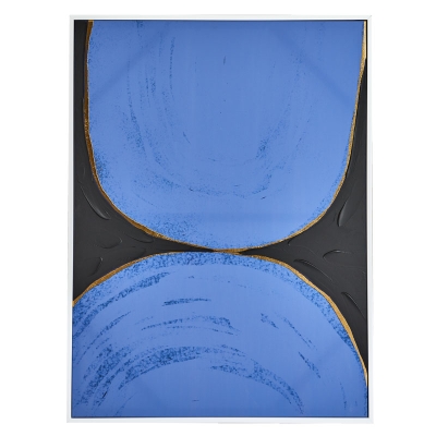 Cuadro Abstracto Azul 23" x 31".
