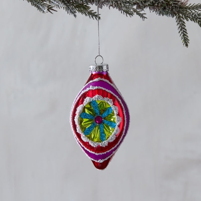 Bola De Navidad Colorida 4".