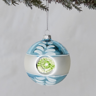 Bola De Navidad Azul 3".