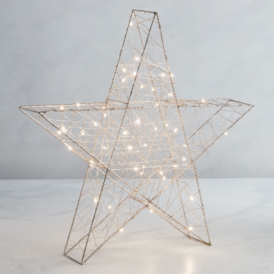 Adorno Estrella Con Luz 19.7".