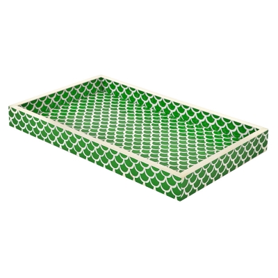 Bandeja Rectangular Verde.