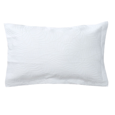 Haus Funda De Almohadón Matelassé Chamboard Blanco.