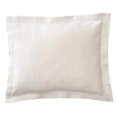 Haus Funda De Almohadón Matelassé Bricks Marfil.