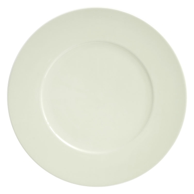 Plato Base Globe Blanco.